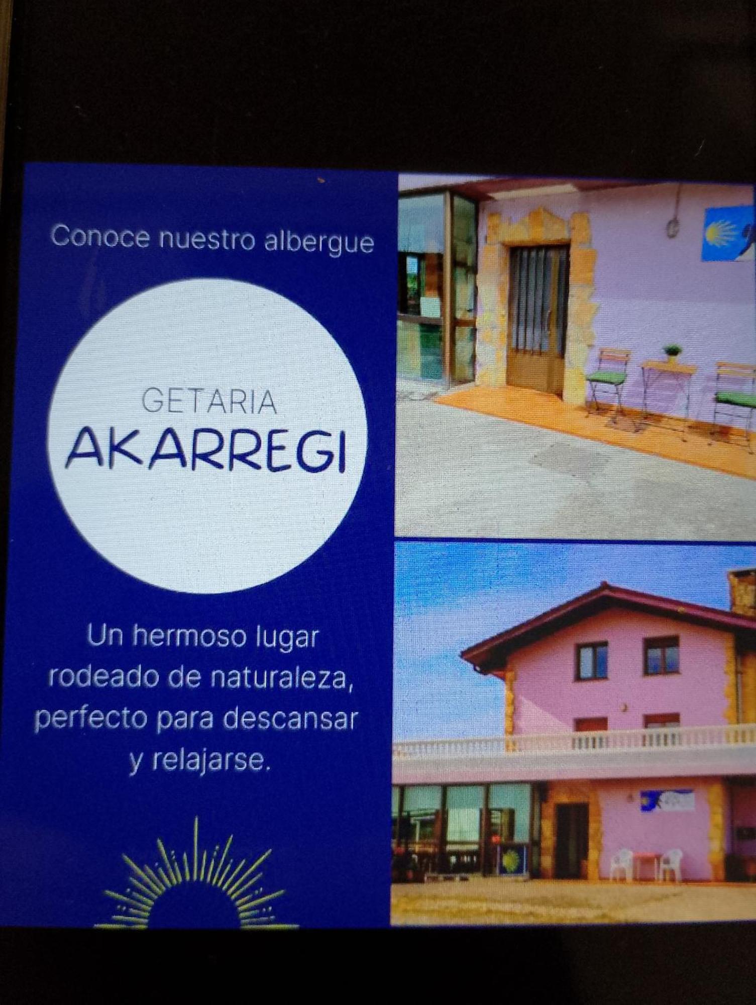 Akarregi-Kanpaia Albergue De Peregrinos Getaria Bagian luar foto